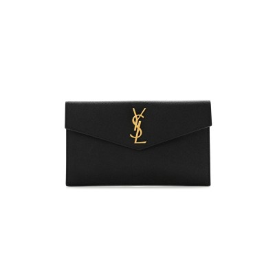 YSL GRAIN DE POUDRE UPTOWN POUCH BLACK 1567353 (21.5*12*2.5cm)